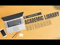 Researching In Library Databases