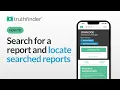 How to Search for a Report on TruthFinder