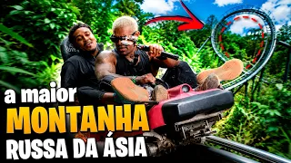 QUASE SAÍMOS DOS TRILHOS NESSA MONTANHA RUSSA 🇻🇳