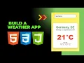 Build a Dynamic Weather App with HTML CSS JavaScript OpenWeather API Tutorial