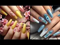Beautiful two tone nail paint idea s nail art idea s