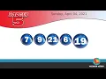 WI Lottery EveningDraw 2021