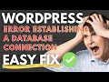 How to Fix Error Establishing a Database Connection in WordPress Step-by-Step Fix