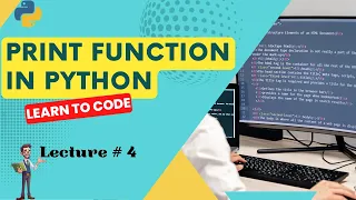 Python Print Function in Print Function in Python Lecture 4 Corvit Systems IT