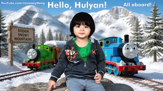 Thomas the Tank Engine Snow Tracks Playset, Fun Playtime in the Snow, A Wooden Train and an RC TANK!