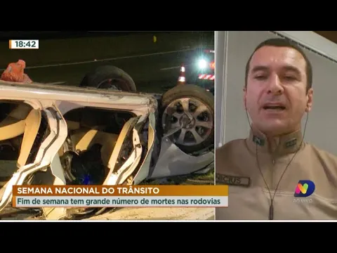 Semana nacional do trânsito: fim de semana tem grande número de morte nas rodovias