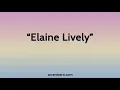 Pronounce Elaine Lively - Brazilian accent vs native U S