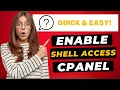 How To Enable Shell Access In cPanel 2026 - FAST Easy