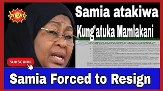 Bad News For Samia Last Night She Must Resign Before The Violent Protests Of 9 12 25 Begin In Ta 