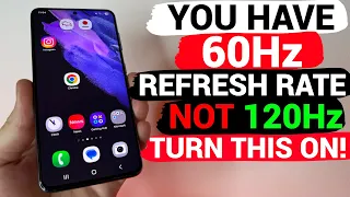 Your Android Phone Has a 60Hz Refresh Rate Even with 120Hz Enabled - Turn this On