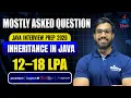 JAVA Interview Series Inheritance in JAVA Package up to 18 LPA By Anand Sir