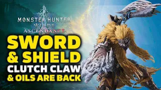 Monster Hunter Wilds Ascendance Sword & Shield OILS Are BACK?! New Moves & Gameplay