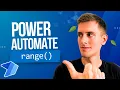 Why You Should Care About the Range Expression in Power Automate