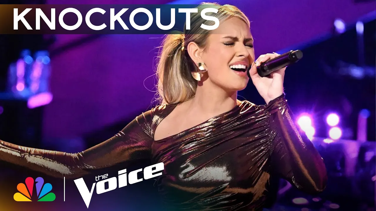 Sadie Dahl Stuns with Impressive Vibrato on "Too Good at Goodbyes" | The Voice Knockouts | NBC
