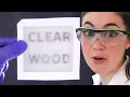 We turned wood CLEAR