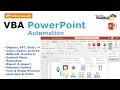 PowerPoint Automation using VBA Complete professional course for free