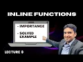 Use of Inline Functions A Comprehensive Guide to Faster Execution in C Lecture 8