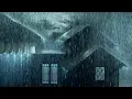 Powerful Thunderstorm Rain Sounds for Sleeping Heavy Rainstorm Very Strong Thunder on Tin Roof