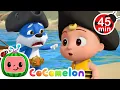 Download Lagu Row Row Your Boat with Pirate JJ! ⛵ CoComelon Animal Cartoons + Nursery Rhymes and Songs for Kids
