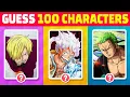 One Piece Quiz Guess 100 One Piece Characters in 3 Seconds luffy gear 5