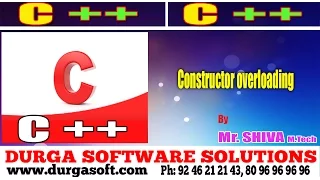 C language Constructor overloading by Shiva