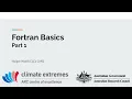Fortran Basics Part 1