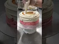 Textured ombre cake
