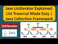 What is ListIterator Java ListIterator Explained List Traversal Made Easy