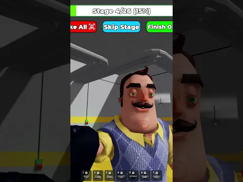 HELLO NEIGHBOR JUMPSCARE #roblox #jumpscare #scaryobby