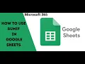 Sumif Function How to use Sumif formula in Google sheets in hindi