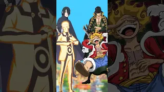 Naruto Sasuke Vs Luffy Zoro  Naruto Sasuke Vs Luffy Zoro