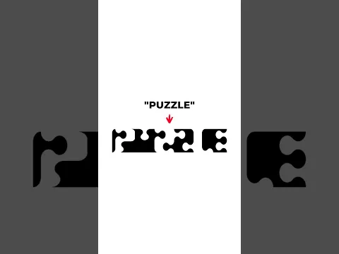 Negative Space Magic with Inkscape | Puzzle Piece Letters