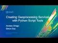 Creating Geoprocessing Services with Python Script Tools