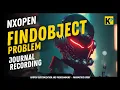 Problem with Find Object FindObject NXOpen Customization and Programming Parametric Krish
