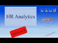 HR Analytics Lecture 3