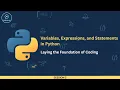 S-2 Python Fundamentals Variables Expressions and Statements