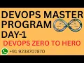 DEVOPS ZERO TO HERO DAY-1 IN ENGLISH HOW TO LEARN DEVOPS BEST GUIDE