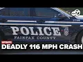 Car going 116 mph prior to Fairfax County crash that killed 2 adults hurt 2 kids