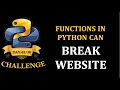 Day Functions in Python That Can Break Websites PentestHint