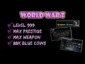 World War Z LEVEL 999 MAX PRESTIGE MAX UNIQUE weapons 88K BLUE coins using cheat engine