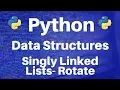 Data Structures in Python Singly Linked Lists -