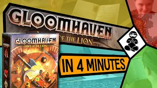Gloomhaven Jaws of the Lion - How to Play in only 4 minutes