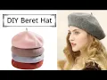 Lagu DIY Barethoed / Hoe maak je een barethoed (gratis patroon) Franse baretmuts
