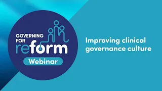 Improving clinical governance culture
