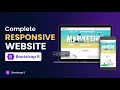 Responsive Website Using Bootstrap 5 Live Project Deployment Hindi 2026