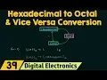 Hexadecimal to Octal Octal to Hexadecimal Conversion