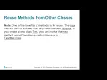 CIS 150 Chapter 6 - Methods