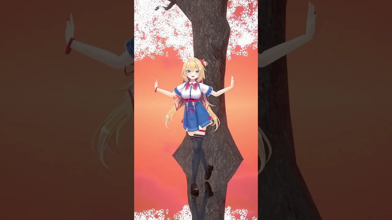 感触 夕焼けで踊ってみた！ #赤井はあと