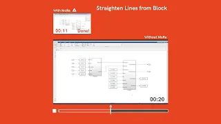MES Model Refactor MoRe - Straighten Lines from Block