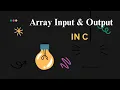 C Program to Read and Print Array Elements Array Input Output in C